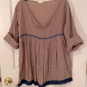 Natural Life Bohemian Peasant Blouse